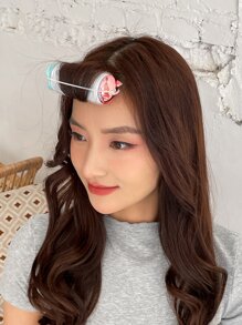 DAZY 1pc Self-adhesive Hair Curler - Blue - View 2