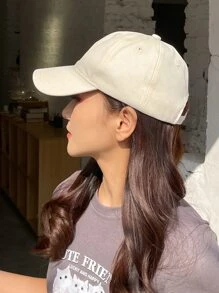 DAZY 1頂女性熊刺繡時尚棒球帽，適用於日常休閒