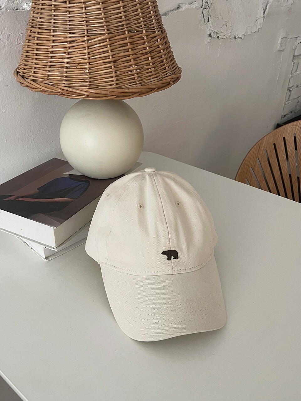 1pc Women Bear Embroidered Fashion Baseball Cap For Daily Life Casual
