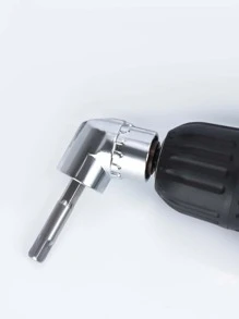 1pc Carbon Steel Electric Drill Corner, Simple Faucet Accessory Tool For Home - Multicolor - View 2