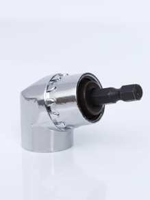 1pc Carbon Steel Electric Drill Corner, Simple Faucet Accessory Tool For Home - Multicolor - View 6