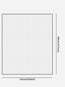 WHICHLIFE 1pc Anti-mosquito Window Screen, White Self Adhesive Window Net For Household - White - View 3