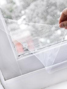 WHICHLIFE 1pc Anti-mosquito Window Screen, White Self Adhesive Window Net For Household - White - View 6