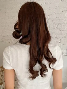 DAZY Self-Adhesive Plastic Hair Rollers - 8pcs Set - Multicolor - View 6