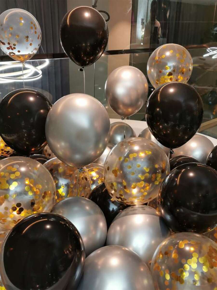 15pcs Decorative Balloon Set, Latex Balloon For Party Decor - Multicolor - View 1