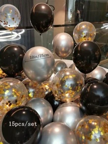 15pcs Decorative Balloon Set, Latex Balloon For Party Decor - Multicolor - View 2