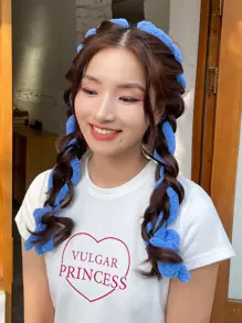 DAZY 2pcs Solid Hair Clip - Blue - View 3