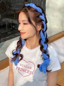 DAZY 2pcs Solid Hair Clip - Blue - View 4