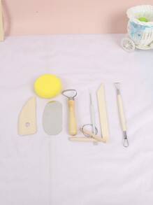 8入組木柄藝術工具套裝