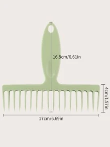 1pc Random Color Broom Hair Removal Comb, Plastic Broom Dust Remover For Household,Kitchen,Bathroom,Home,Household Suppliers - Blue - View 2