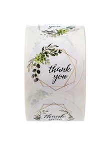 1 cuộn Khẩu Hiệu Đồ Họa Miếng Dán, Khẩu Hiệu Hiện Đại & In Lá Quà Tặng Miếng Dán Cho Đám Cưới - Nhiều màu - Xem 2