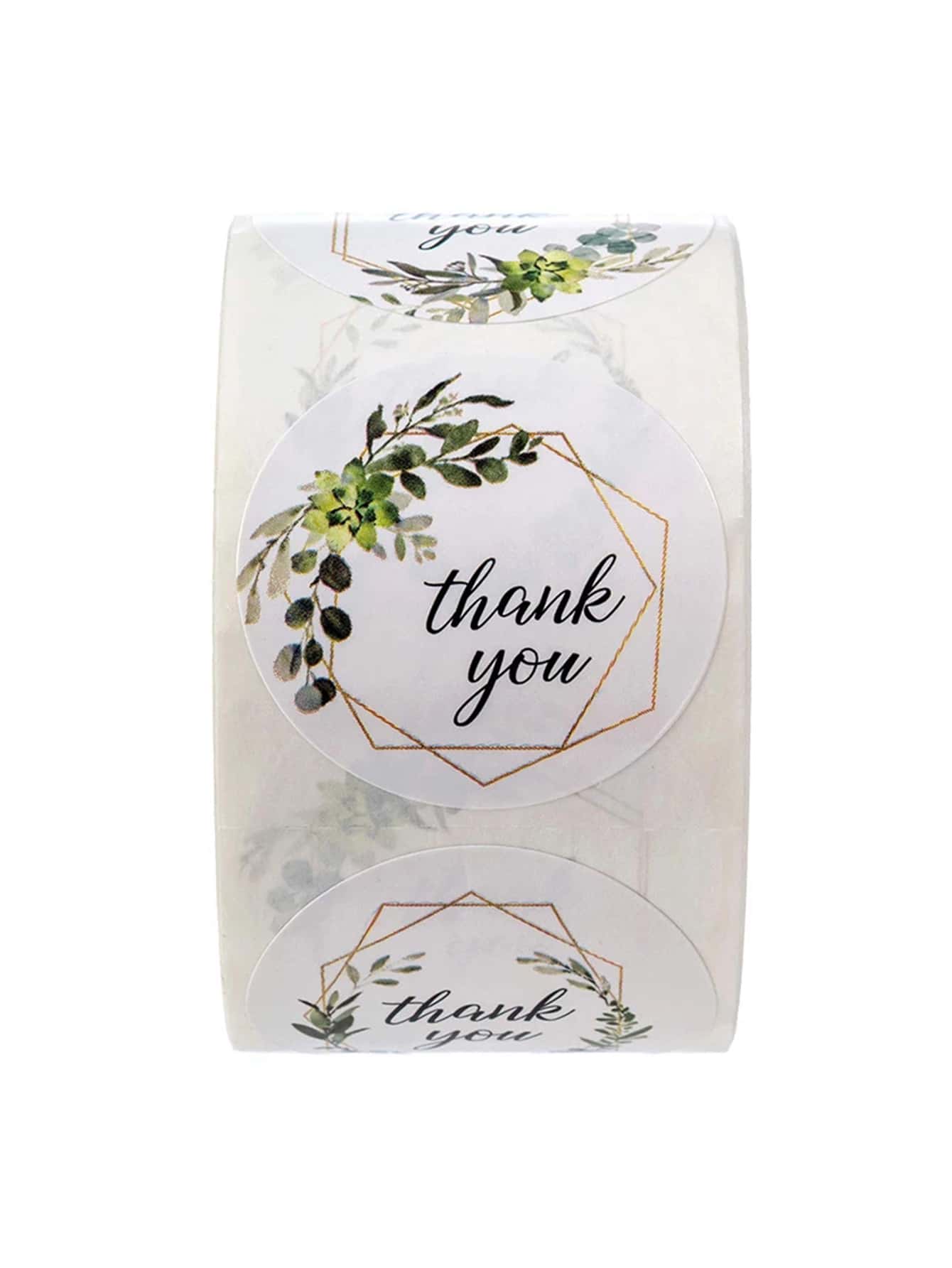 1 cuộn Khẩu Hiệu Đồ Họa Miếng Dán, Khẩu Hiệu Hiện Đại & In Lá Quà Tặng Miếng Dán Cho Đám Cưới