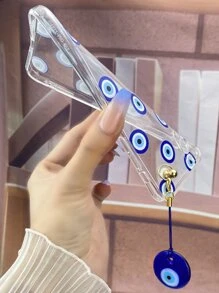 Vỏ điện thoại Evil Eye có mặt dây chuyền - Nhiều màu - Xem 2