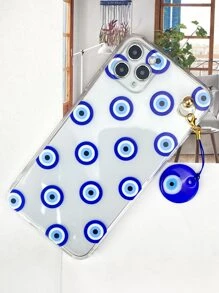 Vỏ điện thoại Evil Eye có mặt dây chuyền - Nhiều màu - Xem 4