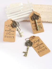 1/3/5 Cái Dụng Cụ Mở Nắp Chai Bằng Thép Không Gỉ Có Thẻ, Dụng Cụ Mở Rượu Hình Chìa Khóa Hiện Đại Cho Gia Đình, Quán Bar - Màu Xám nhạt - Xem 1