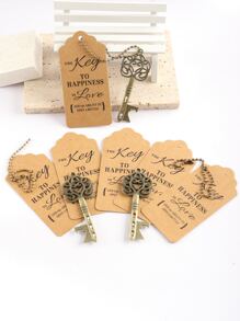 1/3/5 Cái Dụng Cụ Mở Nắp Chai Bằng Thép Không Gỉ Có Thẻ, Dụng Cụ Mở Rượu Hình Chìa Khóa Hiện Đại Cho Gia Đình, Quán Bar - Màu Xám nhạt - Xem 5