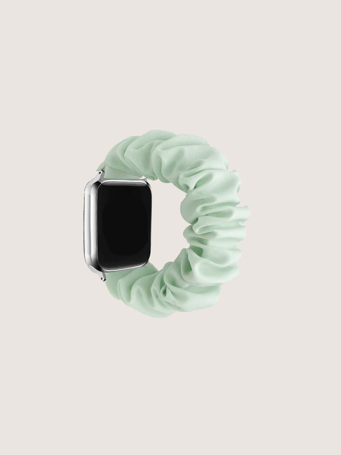 Correa reloj coletero unicolor compatible con Apple Watch - Verde - Ver 1