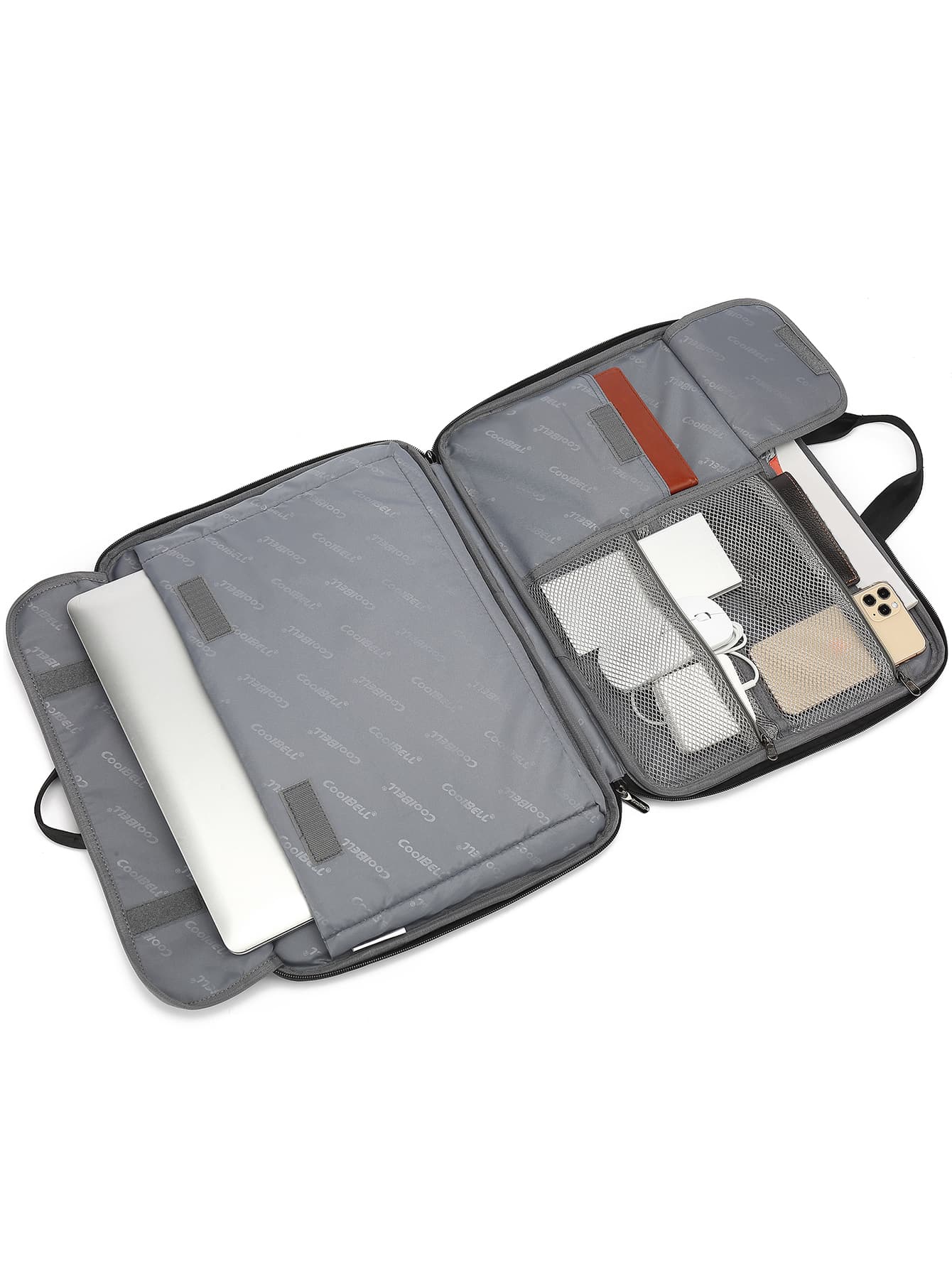 coolbell 極簡男士公事包雙把手適用於商業