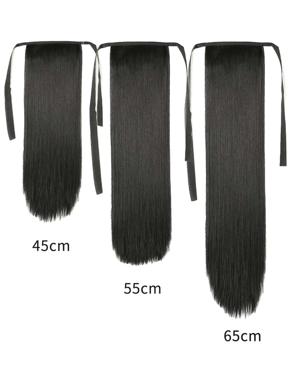 Long Straight Ponytail Synthetic Hair Extension