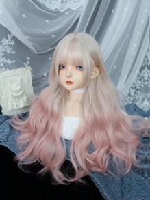 alicegarden 漸層長款卷人造假髮帶劉海 - 彩色 - 查看 1