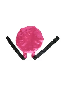 1pc Wig Sleeping Cap - Black - View 5