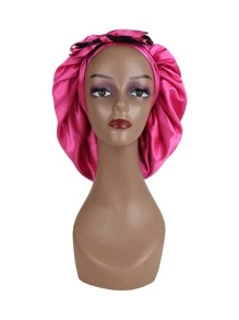 1pc Wig Sleeping Cap - Black - View 7