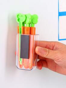 5 Cái/bộ Kẹp Niêm Phong Thực Phẩm Bằng Nhựa, Kẹp Niêm Phong Thiết Kế Cà Rốt Sáng Tạo Cho Thực Phẩm - Nhiều màu - Xem 4