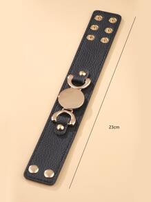 Pulsera con diseño redondo - Negro - Ver 3