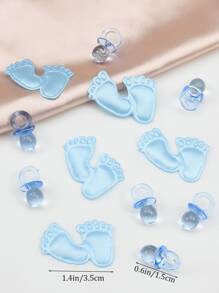 150 件粉色性别揭示桌上五彩纸屑装饰适用于派对、圣诞节