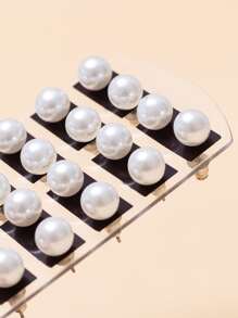 24 bông tai ngọc trai giả - trắng - Xem 5