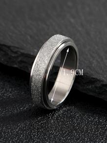 Nhẫn nam tối giản - Bạc - Xem 3