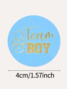 24入組標語圖案禮物貼紙 - 彩色 - 查看 7