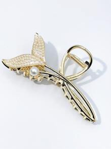 1 Nữ Kim Cương Giả Hoa & Ngọc Trai Giả Trang Trí Vuốt Tóc Quyến Rũ Cho Tiệc - Nhiều màu - Xem 1