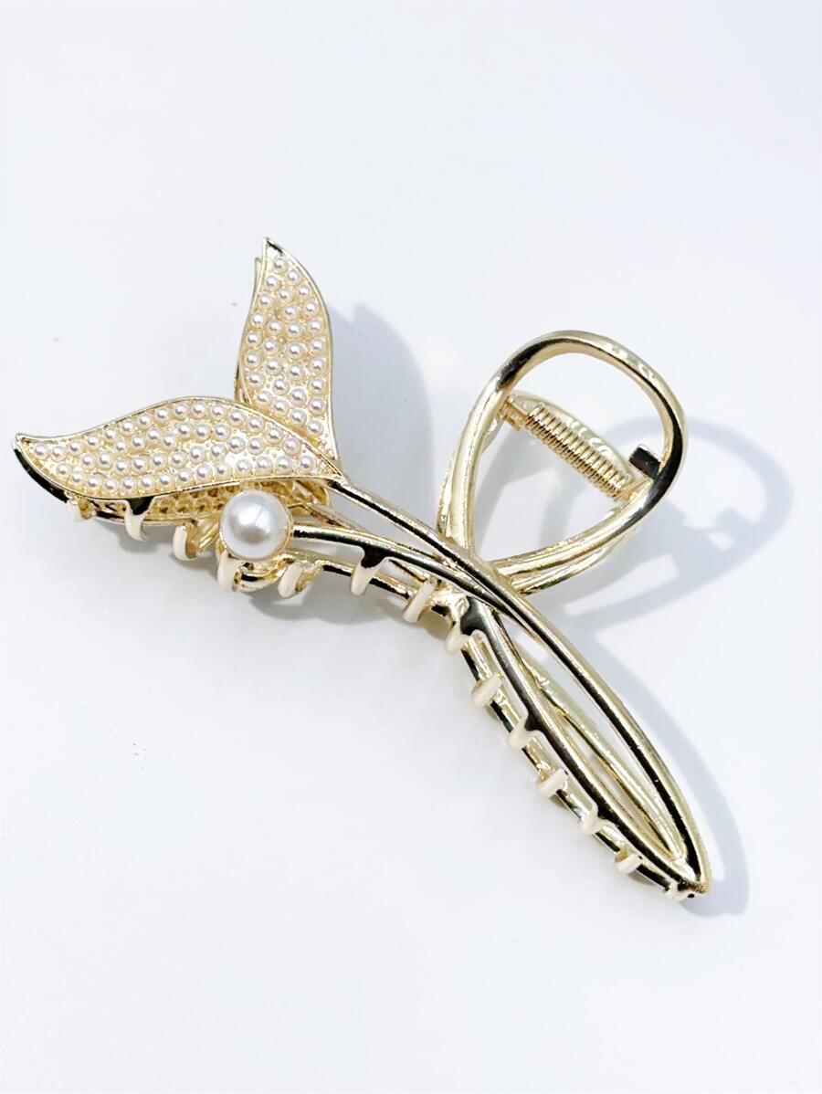 1 Nữ Kim Cương Giả Hoa & Ngọc Trai Giả Trang Trí Vuốt Tóc Quyến Rũ Cho Tiệc - Nhiều màu - Xem 1