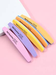 NailSunshine 5件套随机指甲抛光块打磨海绵指甲抛光器专业美甲工具，适用于亚克力指甲护理，打造最佳自然指甲护理效果，美甲用品，美甲工具，美甲艺术工具，返校季，美甲，美甲工具，适用于贴片指甲 - 彩色 - 查看 3