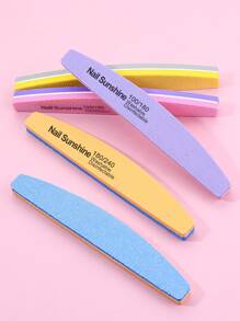 NailSunshine 5件套随机指甲抛光块打磨海绵指甲抛光器专业美甲工具，适用于亚克力指甲护理，打造最佳自然指甲护理效果，美甲用品，美甲工具，美甲艺术工具，返校季，美甲，美甲工具，适用于贴片指甲 - 彩色 - 查看 4