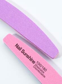 NailSunshine 5件套指甲抛光块打磨海绵指甲抛光器专业美甲工具，适用于亚克力指甲护理，打造最佳自然美甲效果，美甲用品，美甲工具，美甲艺术工具，返校季，美甲，美甲工具，适用于贴片指甲 - 彩色 - 查看 7