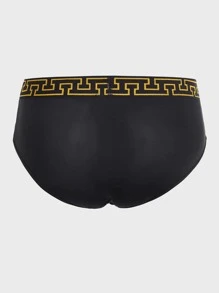 Shein Underwear&Sleepwear Basics Hombres 3 piezas Calzoncillos con estampado cinta cintura