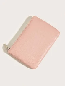 Ví tiền nữ màu trơn - Cà phê nâu - Xem 2