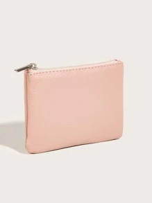 Ví tiền nữ màu trơn - Cà phê nâu - Xem 5