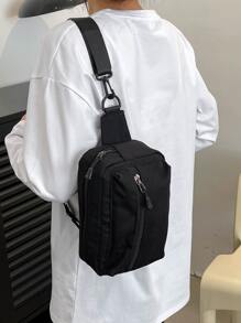 極簡腰包小尼龍黑色