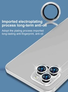 3 chiếc kính bảo vệ ống kính tương thích với iPhone - Bạc - Xem 8