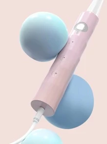 1 pieza Cepillo de dientes eléctrico & 4 piezas Cabezal de repuesto - Rosa - Ver 2