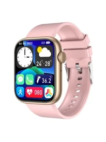 1 件男女款运动型心率监测和通话智能手表，兼容安卓和 iOS - 粉色 - 查看 4