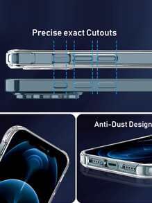 3pcs Tempered Glass Protection Film Compatible With iPhone - Clear - View 3