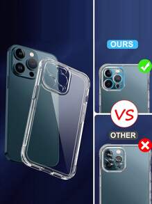 3pcs Tempered Glass Protection Film Compatible With iPhone - Clear - View 4