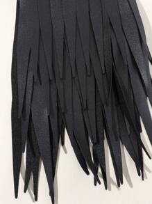 1 Miếng Của phụ nữ Nhiều lớp Vai Tua Dây thắt lưng Thắt lưng - màu đen - Xem 3