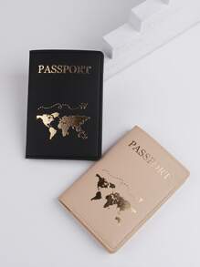 2 Piezas Estuche para Pasaporte con Gráfico de Letras Metálicas Porta Pasaporte Cartera para Pasaporte Útiles Escolares Cosas Escolares para la Escuela para Estudiantes Funda para Pasaporte para Viajes para Vuelo Accesorios de Viaje para el Regreso a la Escuela Bolsa para Pasaporte para Vacaciones para Mujeres y Hombres Esenciales de Viaje Bolsa para Pasaporte Esenciales para Crucero - Multicolor - Ver 4