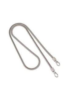 Dây đeo thay thế bằng bạc 6mm, thích hợp cho túi xách, ví, quai ví, phụ kiện túi xách bằng kim loại nhôm, thời trang và bền bỉ, phù hợp cho người mới bắt đầu, nhân viên văn phòng, thanh thiếu niên, phụ nữ, sinh viên đại học, có thể dùng làm quà tặng túi xách. - Bạc - Xem 4