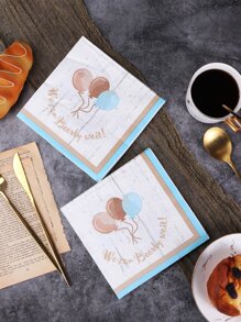 20pcs Paper Disposable Napkin, Cute Cartoon Bear Pattern Disposable Napkin For Home, Party, - Multicolor - View 5